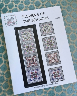 십자수도안책 Rosewood/ Flowers Of The Seasons(S-1078)/19-1179