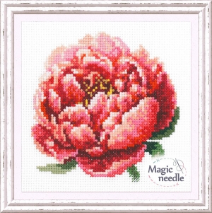 외국 십자수패키지 Magic Needle/Red Peony-150-009