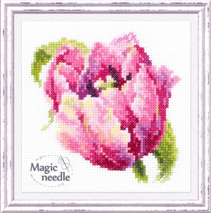 외국 십자수패키지 Magic Needle/Pink Tulip-150-013