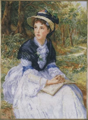 외국 십자수패키지 Alisa/ Happy Thoughts after William Olivers Painting-4-09