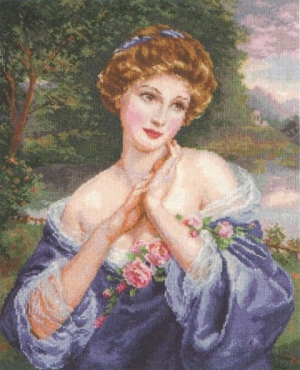 외국 십자수패키지 Alisa/ Evening Dreams after Francois Kavels Painting-4-10