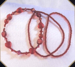 MillHill/ 비즈팔찌 만들기 ROYAL RED-MHTJ12