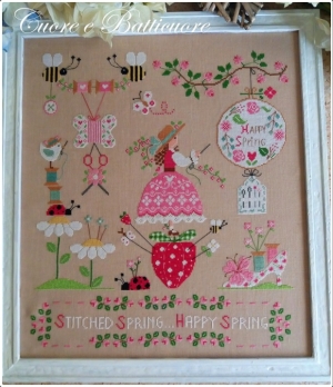 십자수도안책 Batticuore/Primavera Ricamata(번호없음)/20-1623(CHART PACK)