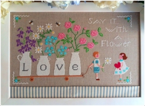 십자수도안책 Batticuore/Ditelo Con Un Fiore(번호없음)/20-1624(CHART PACK)