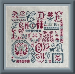 십자수도안책 Jardin Prive/Aux Couleurs De Digoin-PR14-EN/20-1074(CHART PACK)