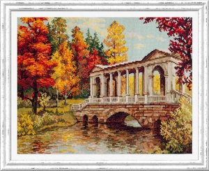 외국 십자수패키지 Magic Needle/Scarlet and gold-45-04