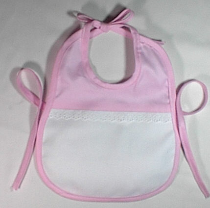 턱받이 긴형2(핑크)/311