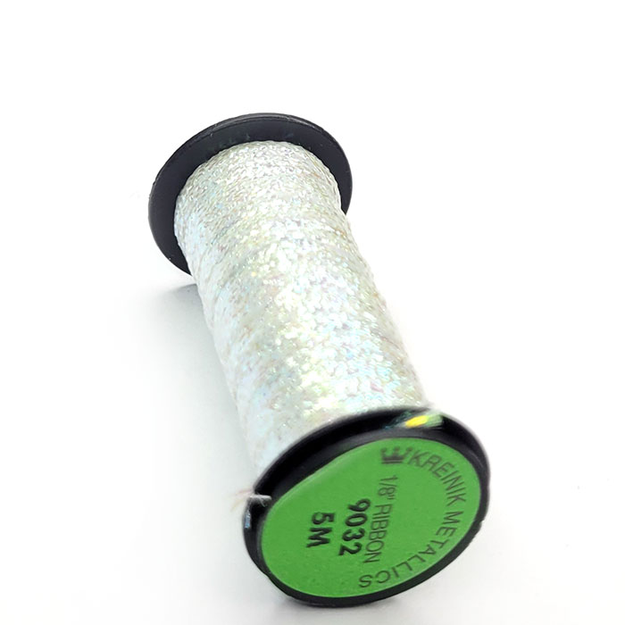 Kreinik 크라이닉자수실 1/8인치 Ribbon 9032 Crystalline 5m