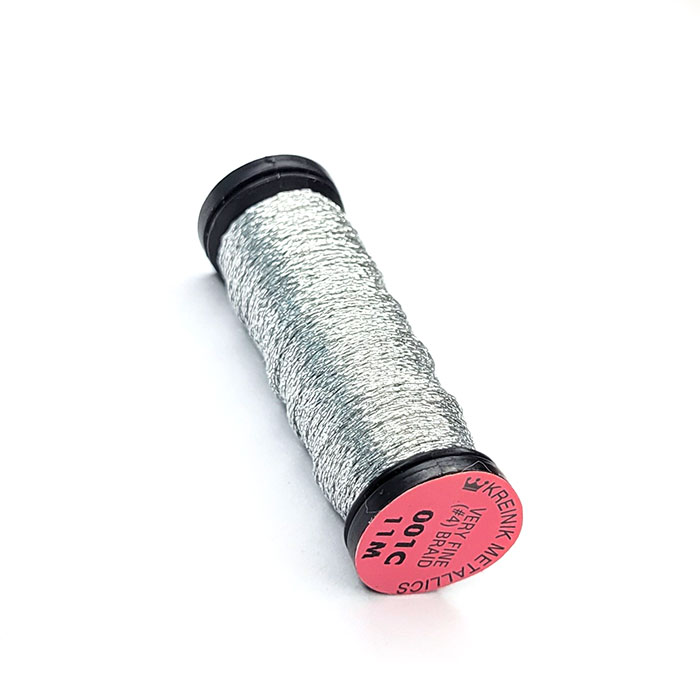 Kreinik 크라이닉자수실 CORD 001C VF(#4) Silver