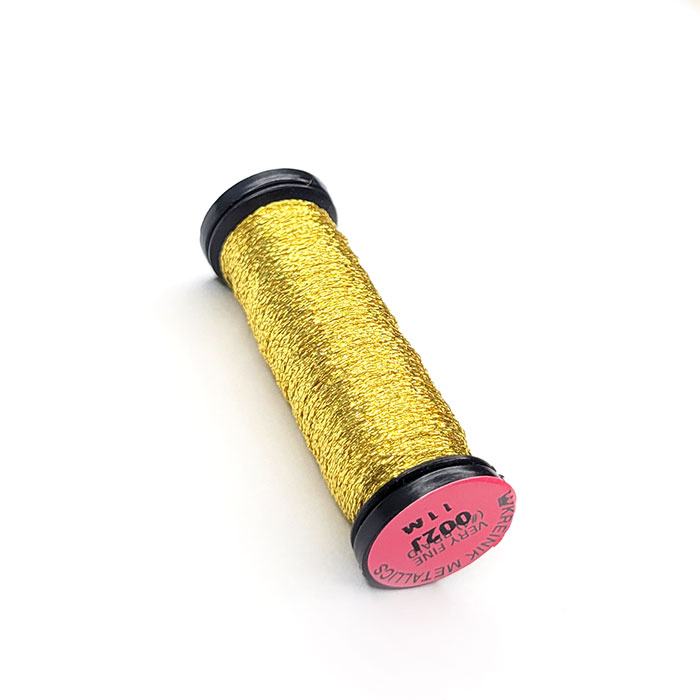 Kreinik 크라이닉자수실 JAPAN THREADS 002J VF(#4) Gold 11m