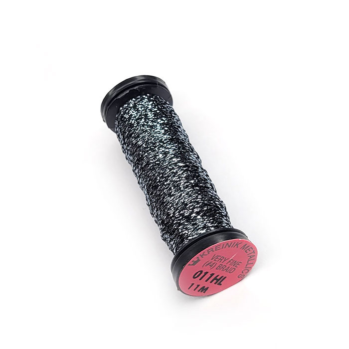 Kreinik 크라이닉자수실 VF(#4) 011HL Gun Metal High Lustre