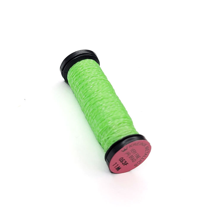 Kreinik 크라이닉자수실 야광실GLOW-IN-DARK 053F VF(#4) Dark Lime