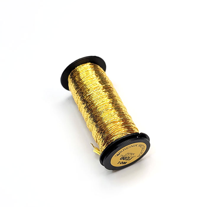 Kreinik 크라이닉자수실 JAPAN THREADS 002J (#7) Gold 10m