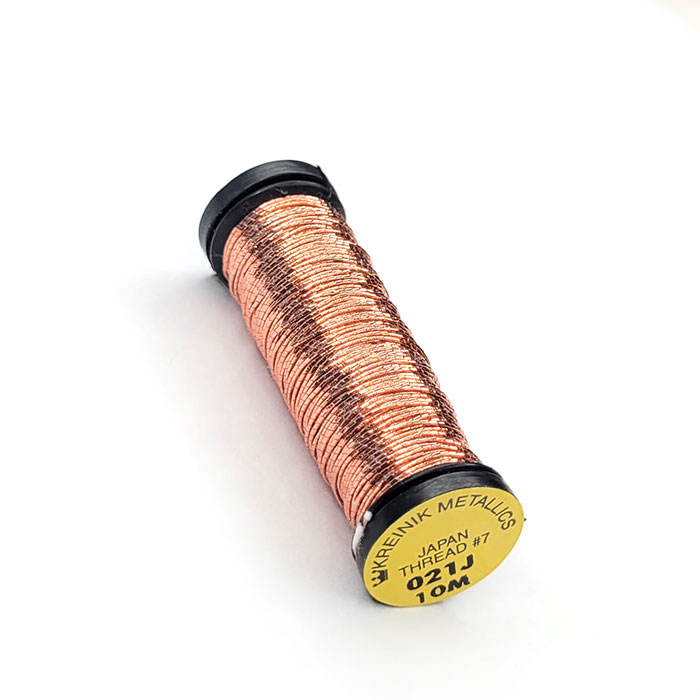 Kreinik 크라이닉자수실 JAPAN THREADS 021J (#7) Copper 10m