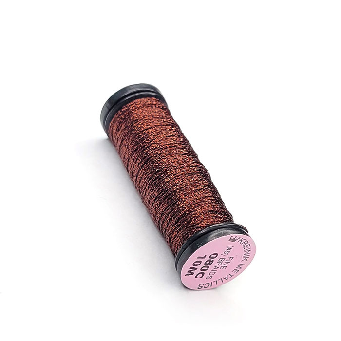 Kreinik 크라이닉자수실 CORD 080C FN(#8) Garnet