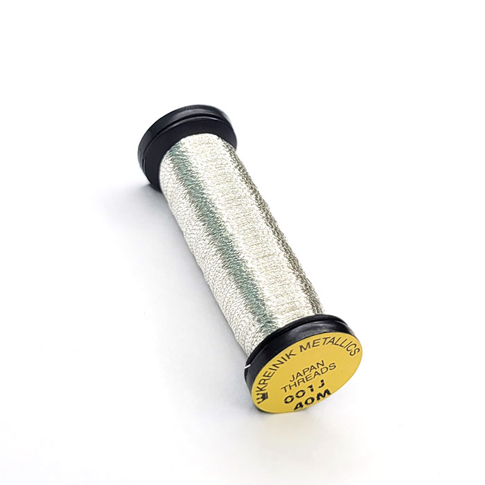Kreinik 크라이닉자수실 JAPAN THREADS 001J #1 Silver 40m