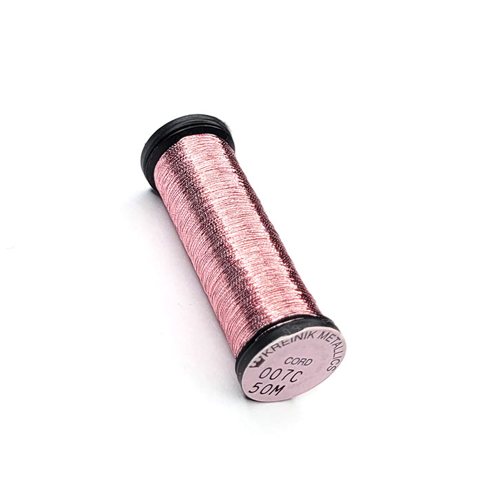 Kreinik 크라이닉자수실 CORD 007C 1PLY(#1) Pink