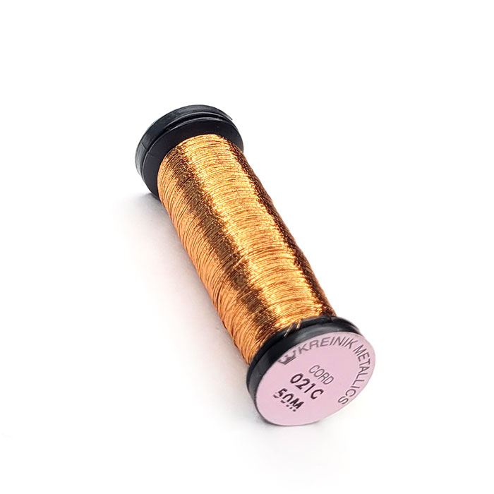 Kreinik 크라이닉자수실 CORD 021C 1PLY(#1) Copper