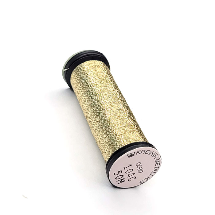 Kreinik 크라이닉자수실 CORD 104C 1PLY(#1) Colonial Gold