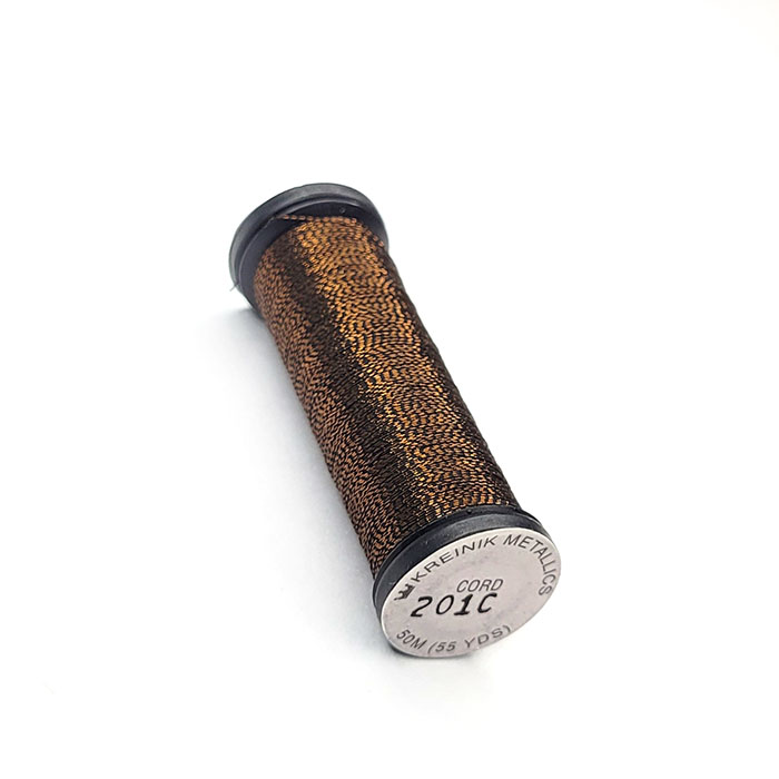 Kreinik 크라이닉자수실 CORD 201C 1PLY(#1) Chocolate