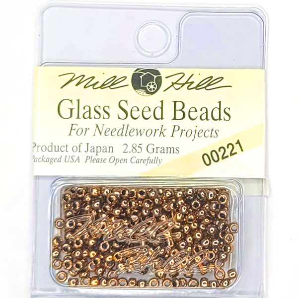 MillHill 구슬 비즈/ 00221 Bronze