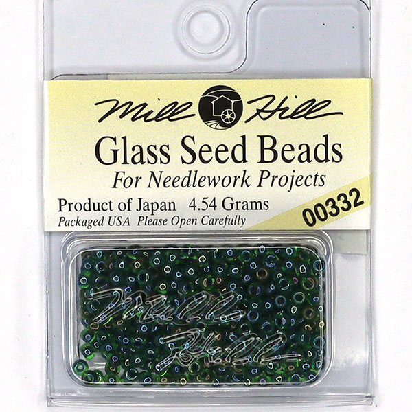 MillHill 구슬 비즈/ 00332 Emerald