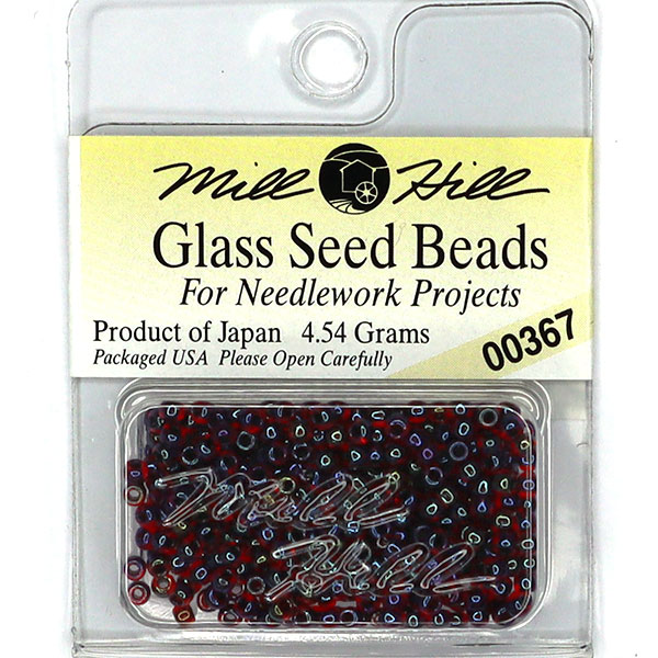 MillHill 구슬 비즈/ 00367 Garnet