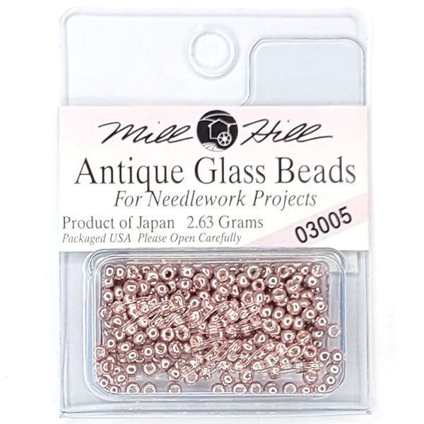 MillHill 구슬 비즈/ 03005 Platinum Rose