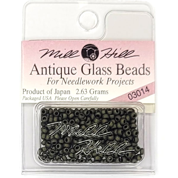 MillHill 구슬 비즈/ 03014 Matte Olive