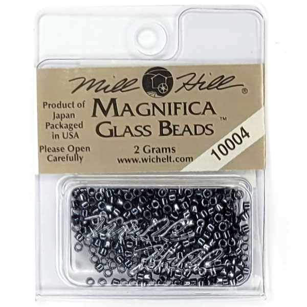 MillHill 구슬 비즈/ 10004 Jet