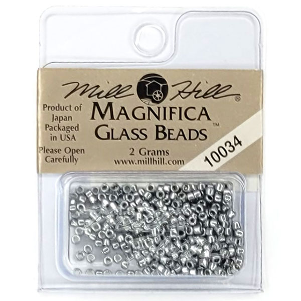 MillHill 구슬 비즈/ 10034 Silver moon