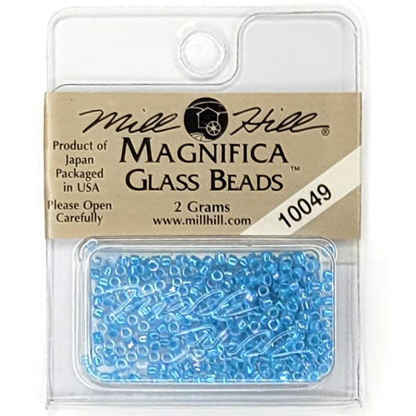 MillHill 구슬 비즈/ 10049 Sky Blue Opal