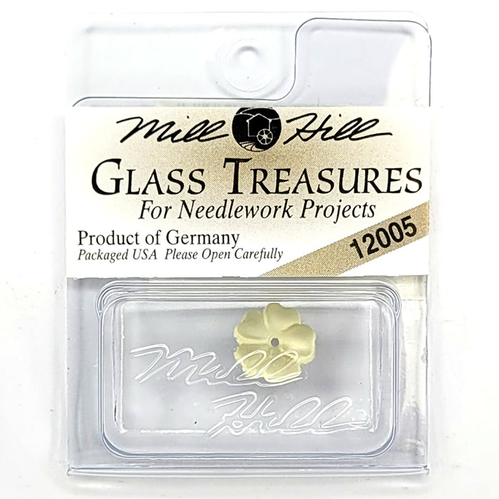 MillHill 크리스탈장식/ 12005 Petal Flower Matte Jonquil