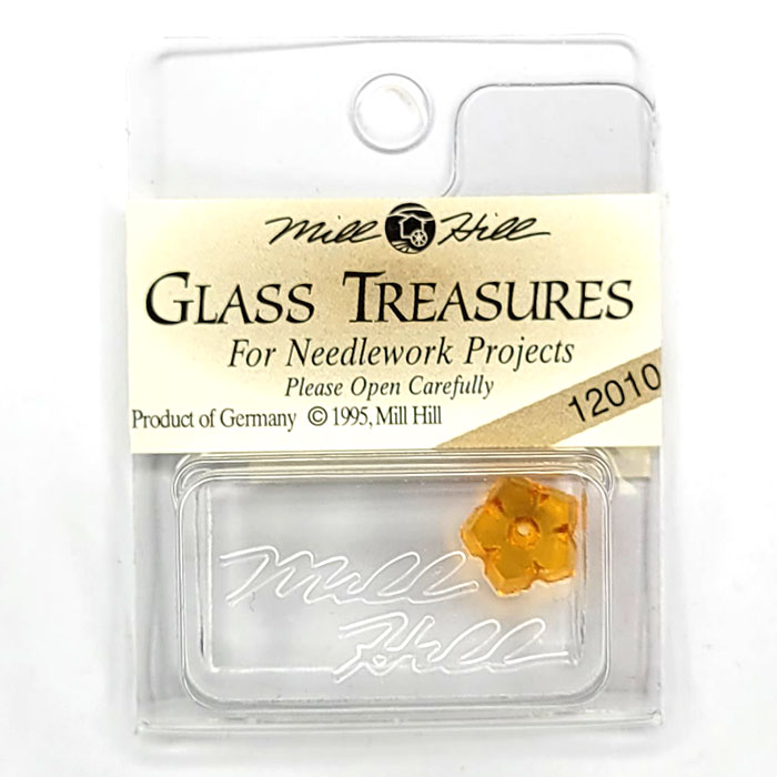 MillHill 크리스탈장식/ 12010 Petal Dim Flower Topaz
