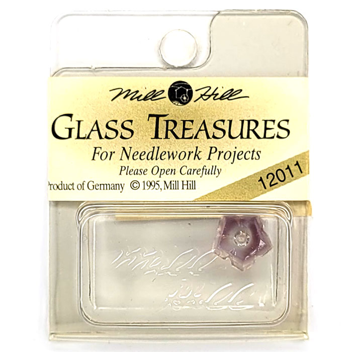 MillHill 크리스탈장식/ 12011 Petal Dim Flower Amethyst Moonstone