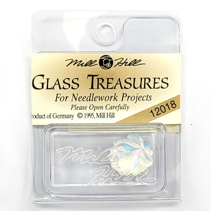 MillHill 크리스탈장식/ 12018 Med Rose Matte Crystal