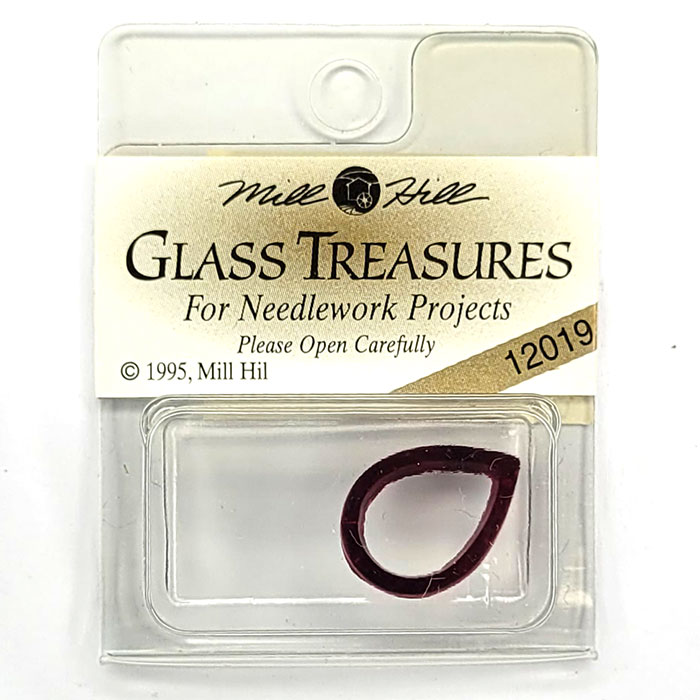 MillHill 크리스탈장식/ 12019 Open Faceted Teardrop Ruby