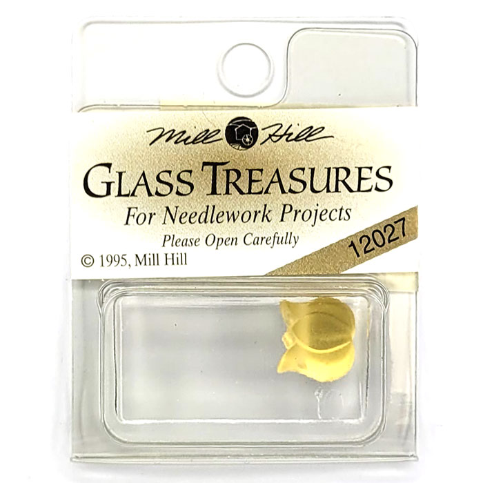 MillHill 크리스탈장식/ 12027 Medium Tulip Matte Yellow