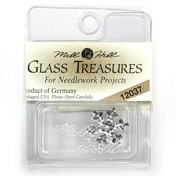 MillHill 크리스탈장식/ 12037 Med Snowflake-Crystal