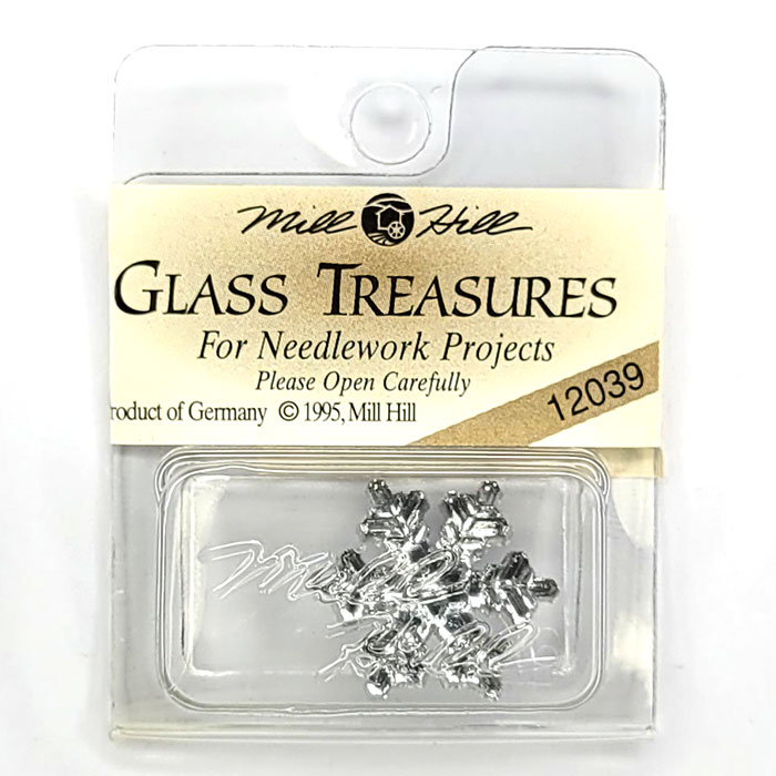 MillHill 크리스탈장식/ 12039 Lg. Snowflake-Crystal