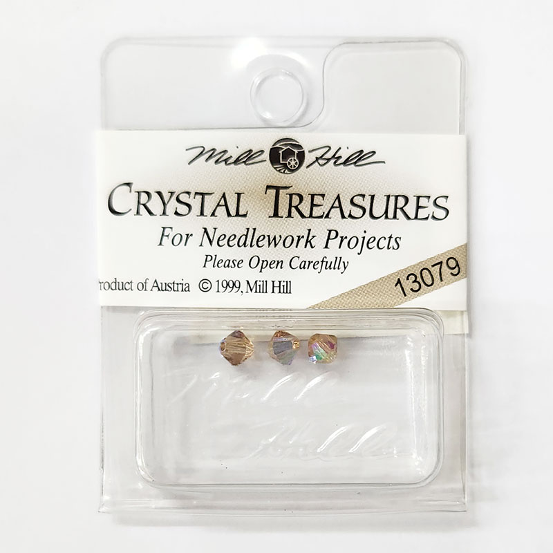 MillHill 크리스탈장식/ 13079 Rondele Light Colorado Topaz
