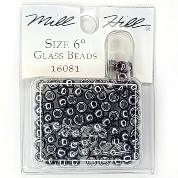 MillHill 구슬 비즈/ 16081 Jet