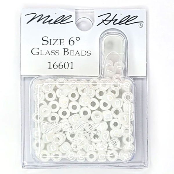 MillHill 구슬 비즈/ 16601 White Opal