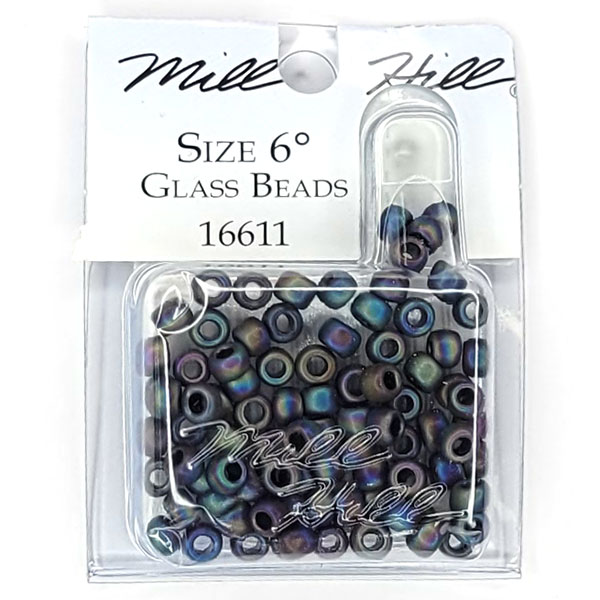 MillHill 구슬 비즈/ 16611 Frosted Jeweltones