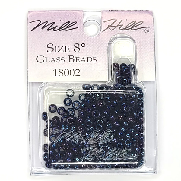MillHill 구슬 비즈/ 18002 Midnight