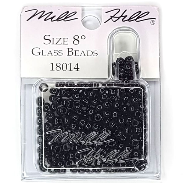 MillHill 구슬 비즈/ 18014 Black