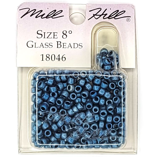 MillHill 구슬 비즈/ 18046 Matte Cadet Blue