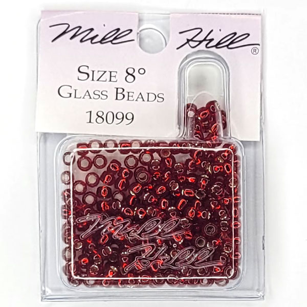 MillHill 구슬 비즈/ 18099 Ruby