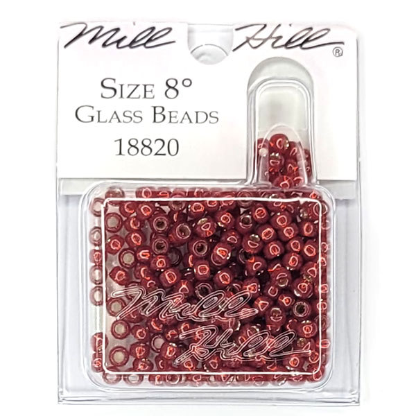 MillHill 구슬 비즈/ 18820 Opal Persimmon