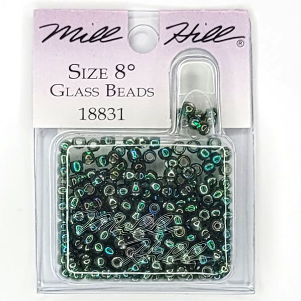 MillHill 구슬 비즈/ 18831 Golden Emerald